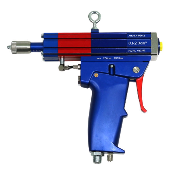 Fettpistole mit Mengenvorwahl - Handgriff Horizontal - 0.10 bis 2.00 cm³